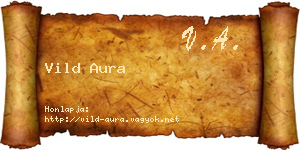 Vild Aura névjegykártya